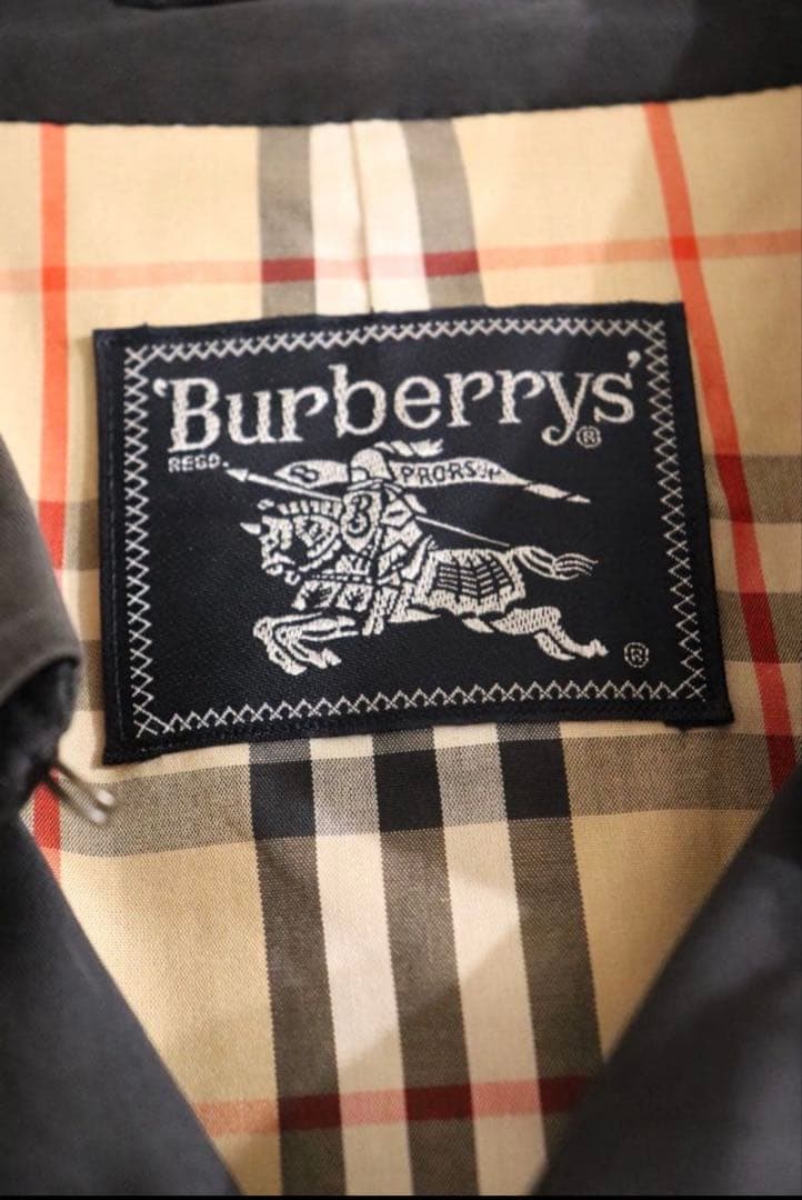 最終値下げバーバリーBurberrys ブラック トレンチコート