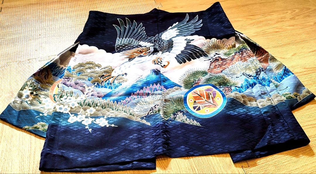 753 5歳　男の子　鷹　富士　黒　金