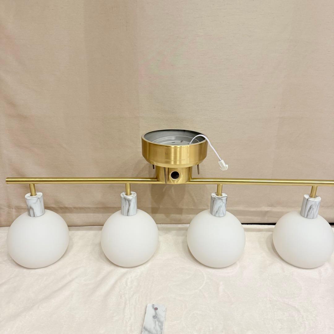 Francfranc マーブルヴェール シーリングランプ　4灯