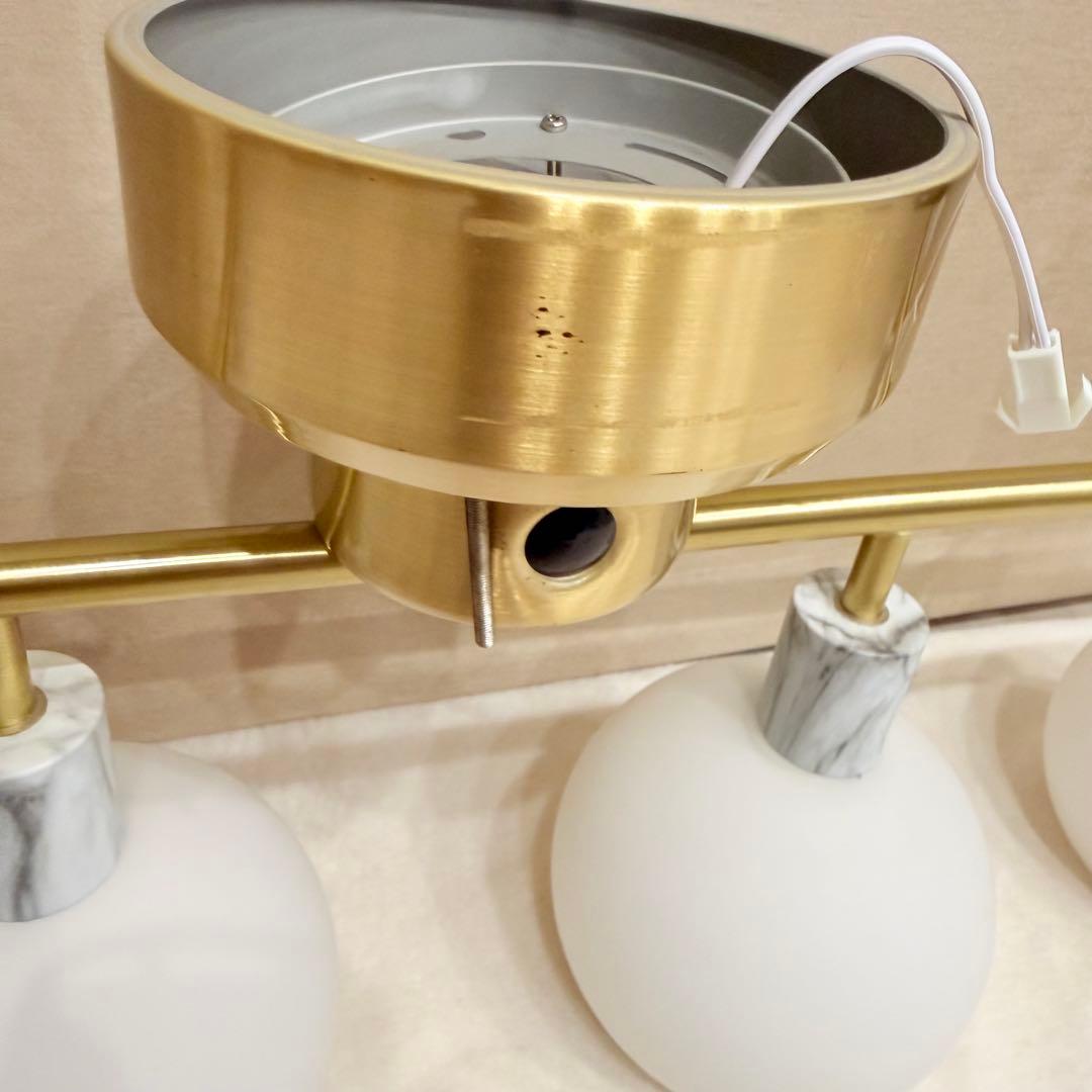 Francfranc マーブルヴェール シーリングランプ　4灯