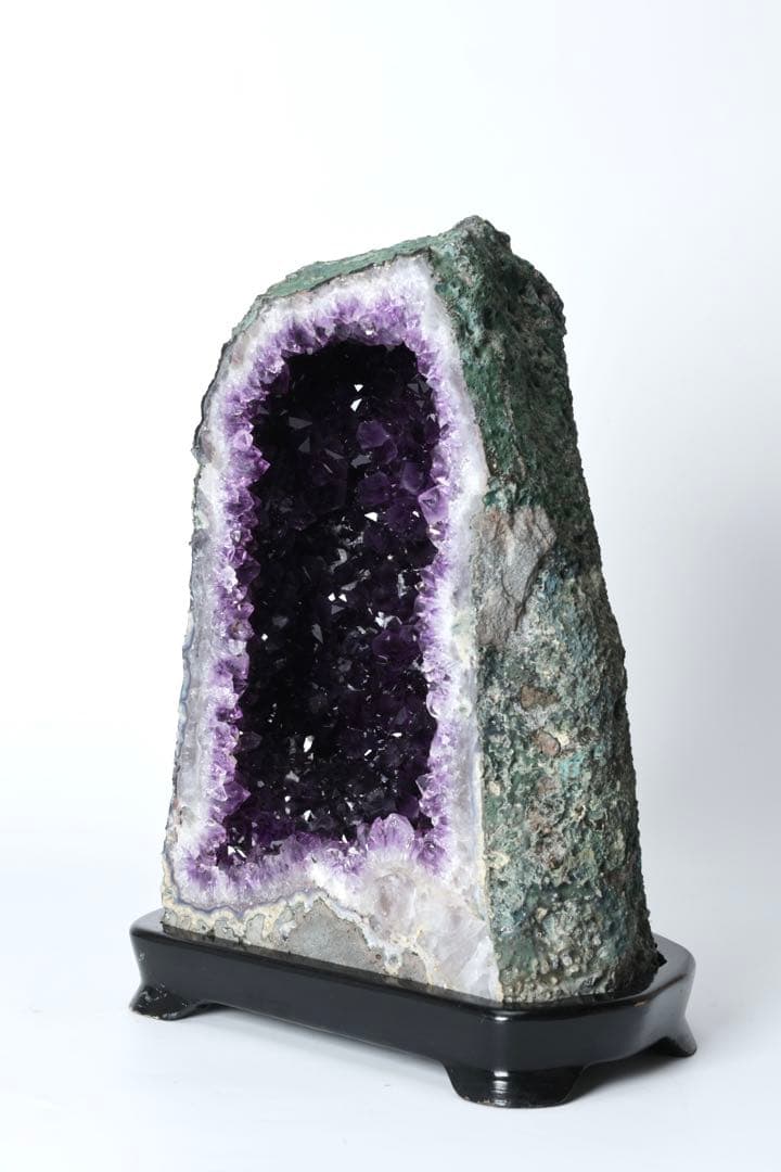 大型 アメジストドーム 紫水晶 原石 11.3kg 台座付 天然石 鉱物 風水
