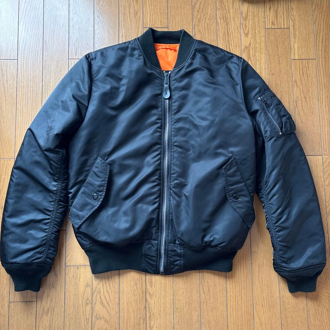 ALPHA MA-1 ブラック　XL