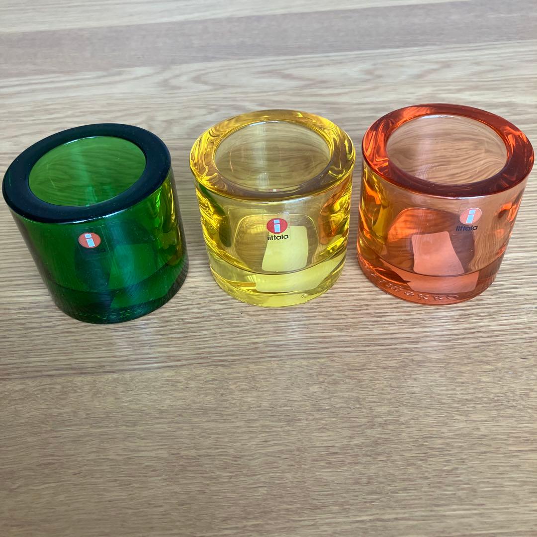 ittara KIVI 3個まとめて　キャンドルホルダー　マリメッコ キビ