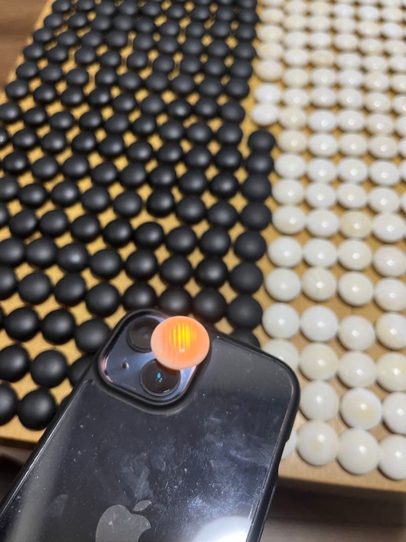 囲碁 蛤碁石180個 那智黒石181個