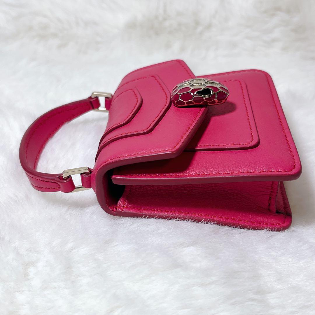 【美品】BVLGARI ブルガリ セルペンティ バッグチャーム キーホルダー