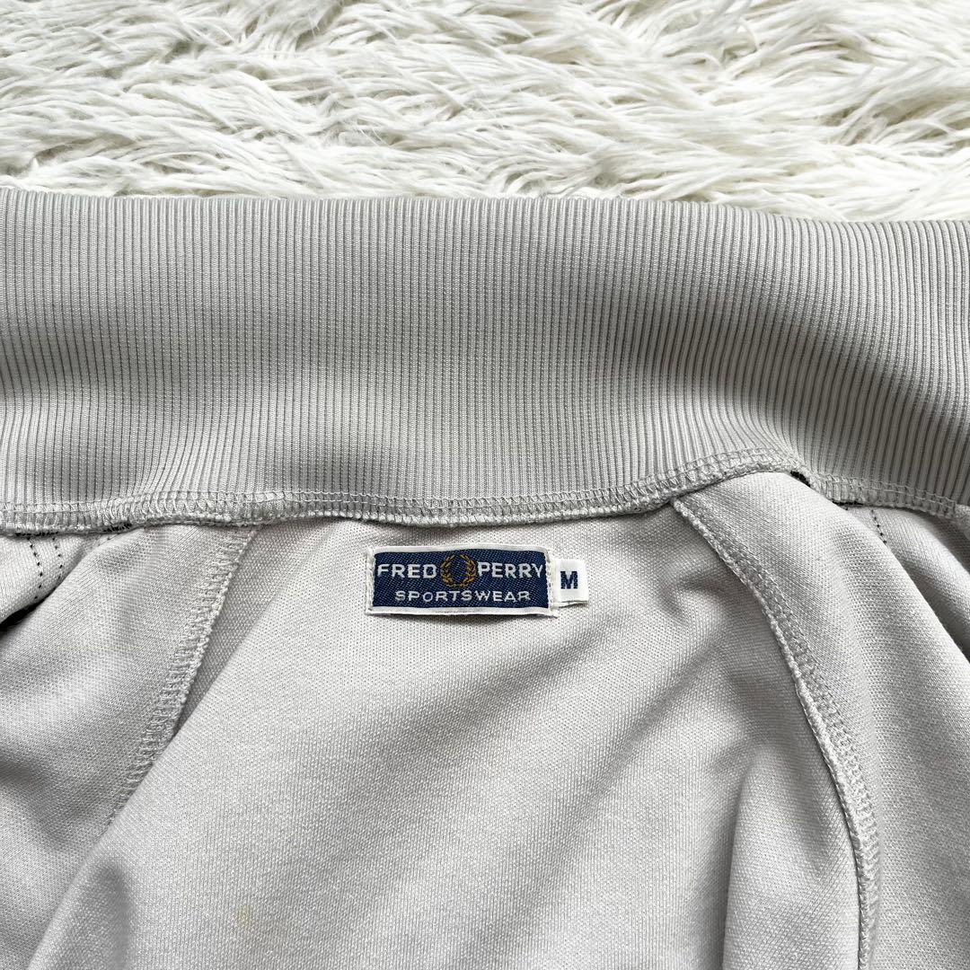 フレッドペリー トラックジャケット ジャージ 90s ポルトガル製 ライトグレー