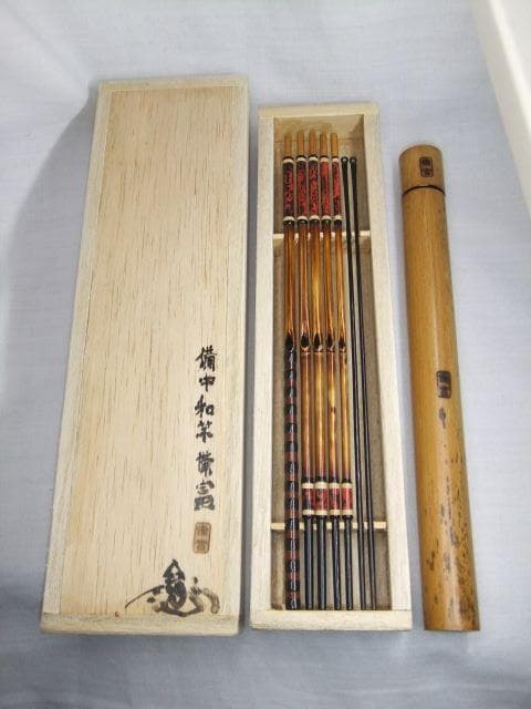 和竿　タナゴ竿　矢竹古竹　95
