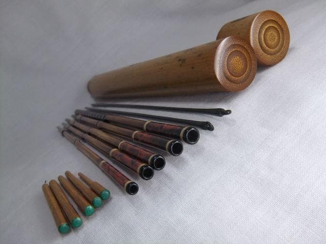 和竿　タナゴ竿　矢竹古竹　95