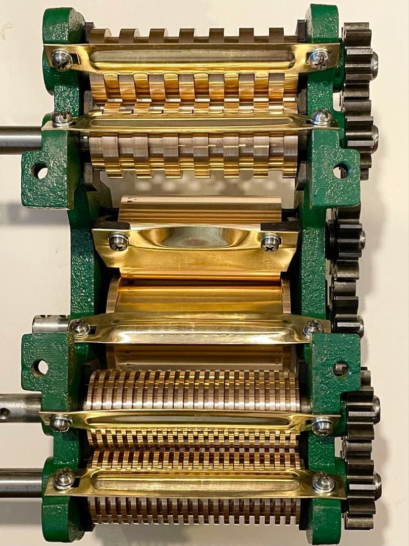 小野式製麺機　両刃　【2507-07】　説明書コピー有り　冷たい麺にも◎