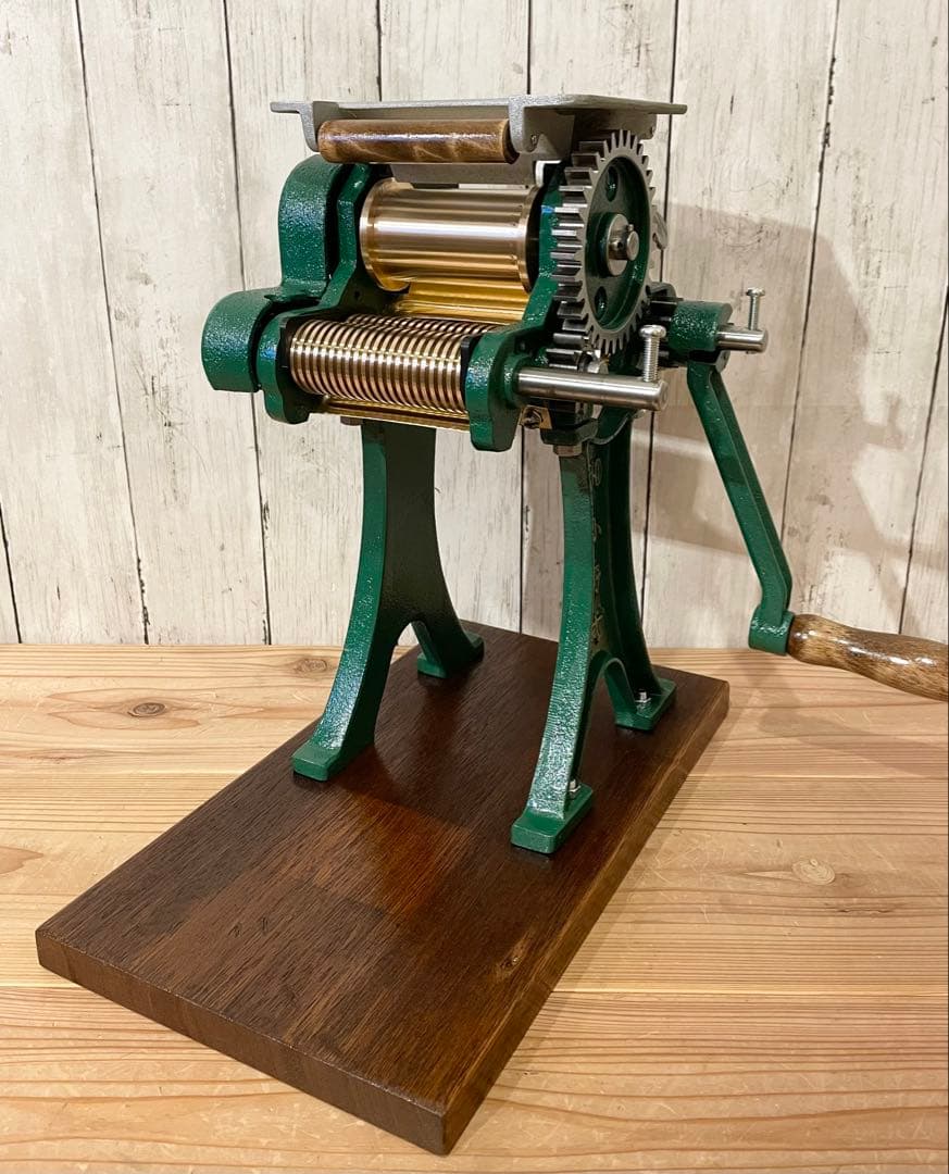 小野式製麺機　両刃　【2507-07】　説明書コピー有り　冷たい麺にも◎