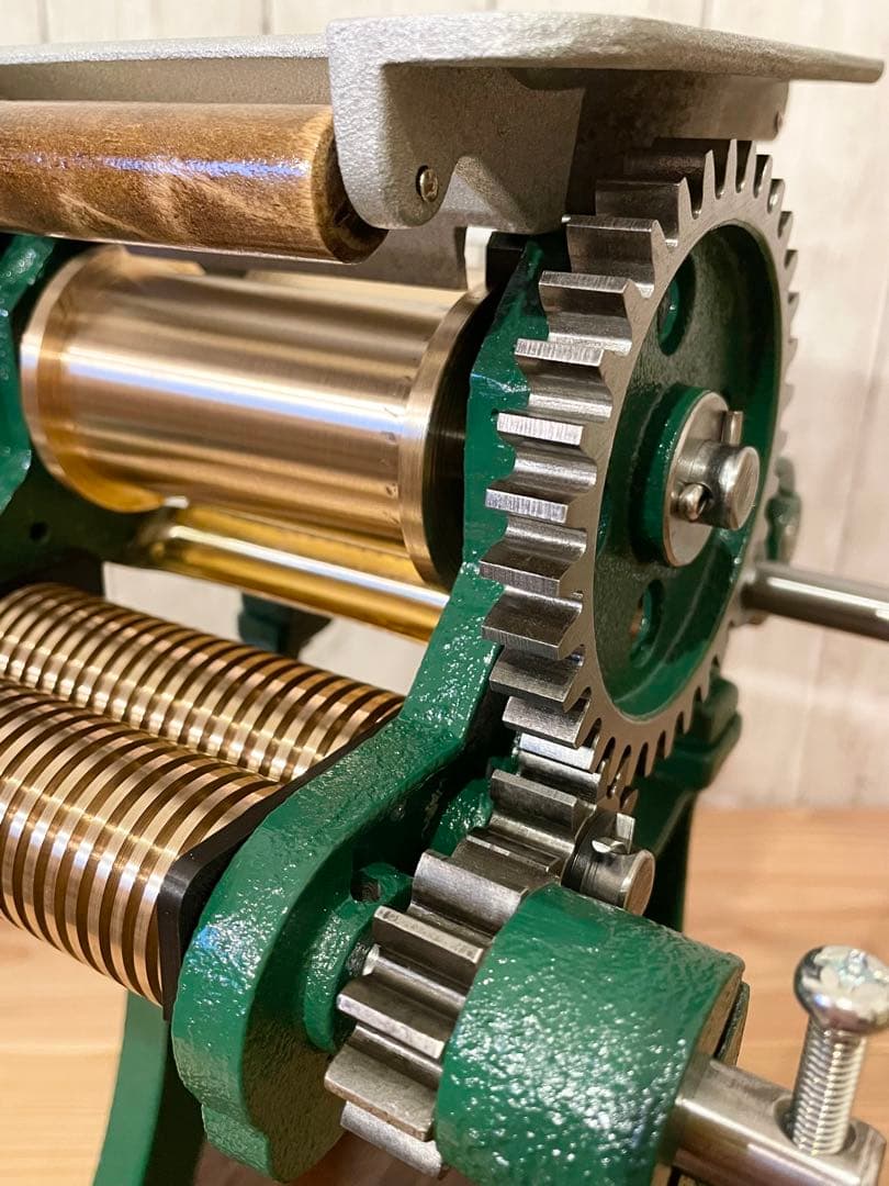 小野式製麺機　両刃　【2507-07】　説明書コピー有り　冷たい麺にも◎