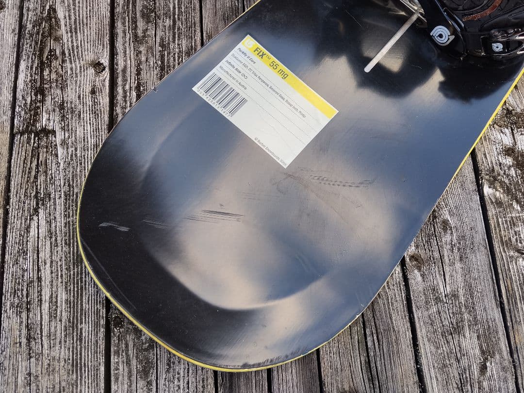 バートン スノーボード 2点セット BURTON FIX 155cm ビン P1