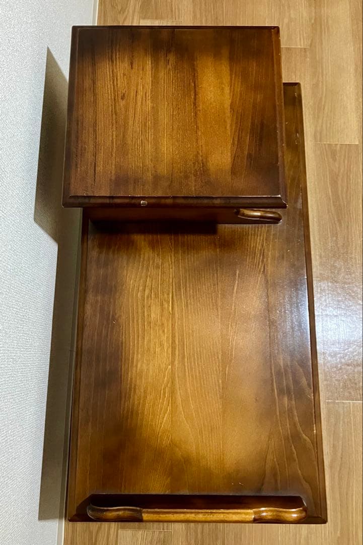 カリモク家具コロニアル テレフォンベンチ 電話台 サイドテーブル 花台 飾り棚