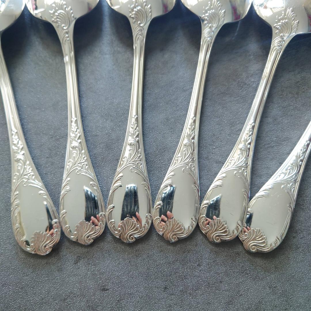 希少 美品 クリストフル マルリー コンソメスプーン 6点