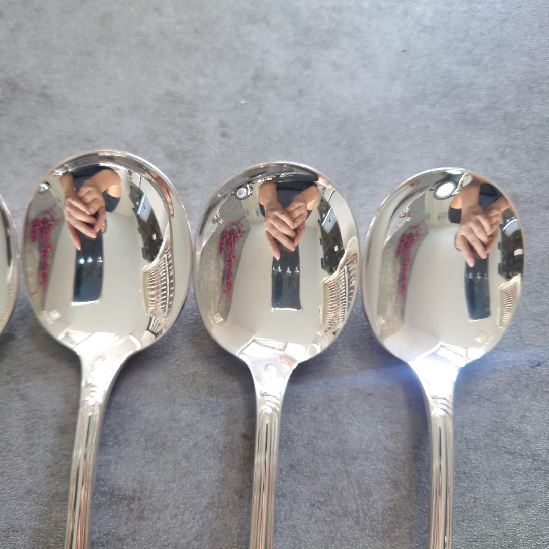 希少 美品 クリストフル マルリー コンソメスプーン 6点