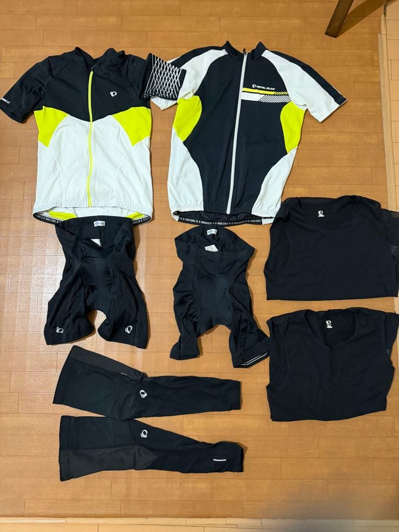 【即納】パールイズミ サイクルウェア メンズ7点セット