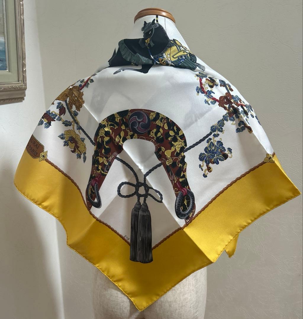 エルメス カレ90 SAMOURAÏ サムライ 希少　未使用品