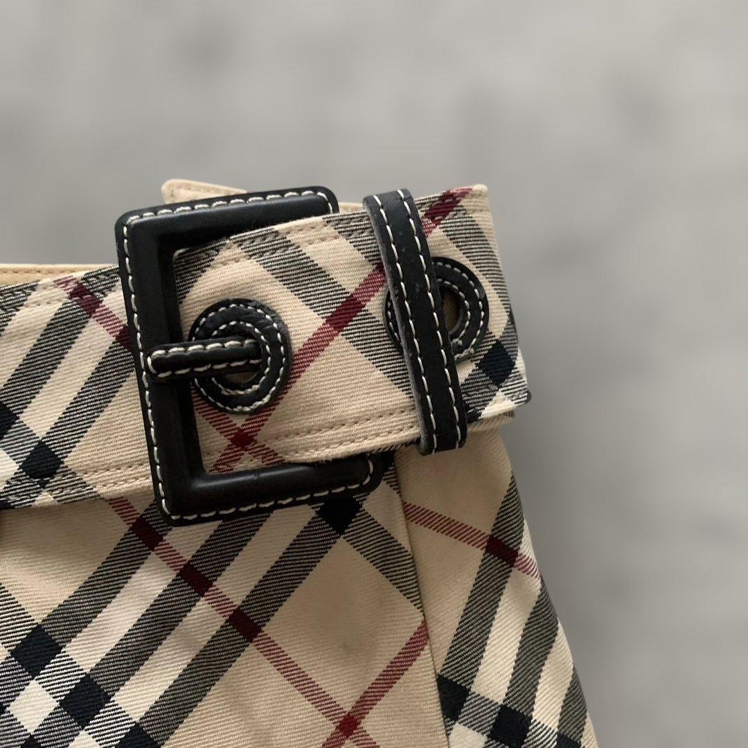 未使用級✨BURBERRYバーバリーブルーレーベル ノヴァチェックスカート