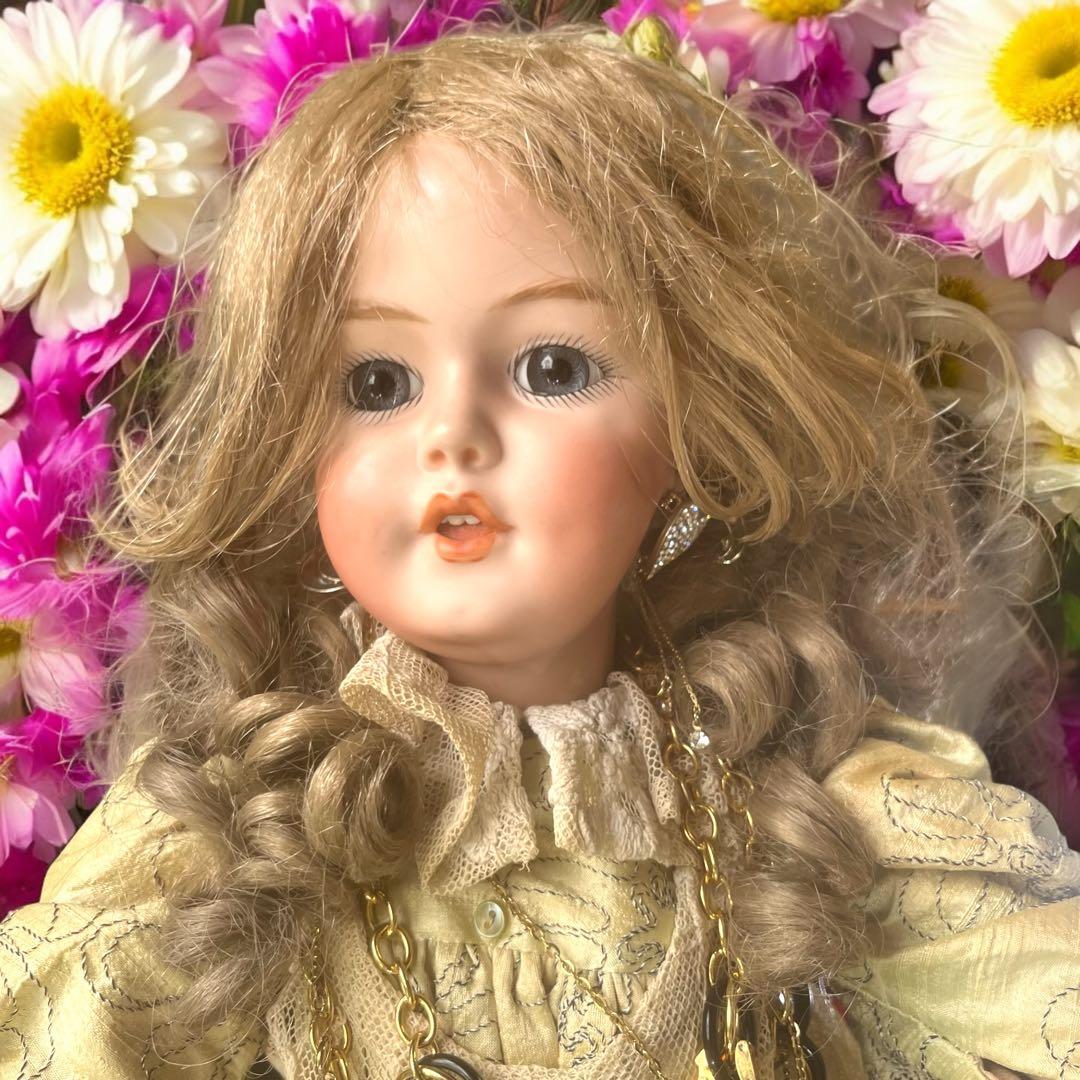 専用です ビスクドール シモン ハルビック リプロ 作家様 オリーブ グリーン