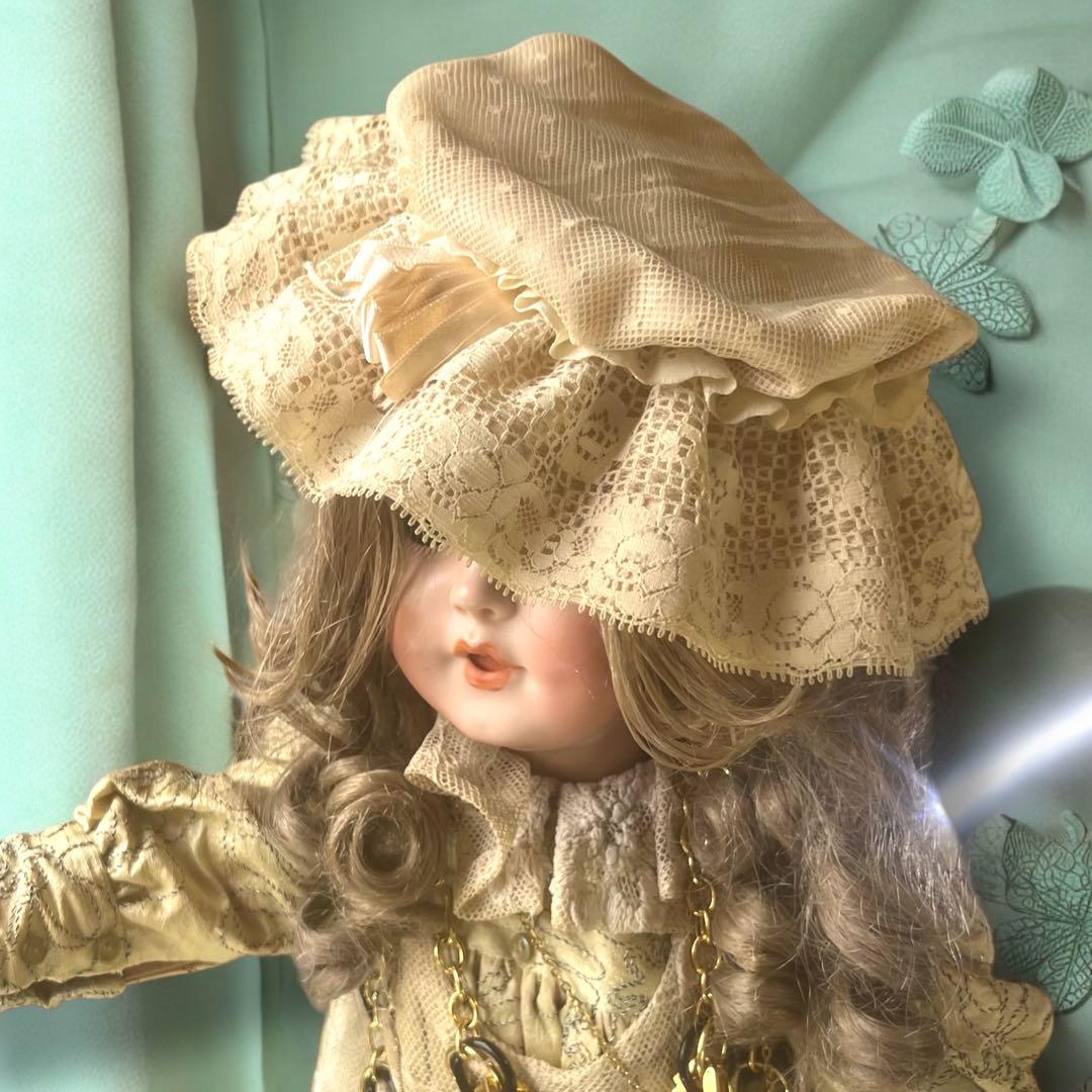 専用です ビスクドール シモン ハルビック リプロ 作家様 オリーブ グリーン