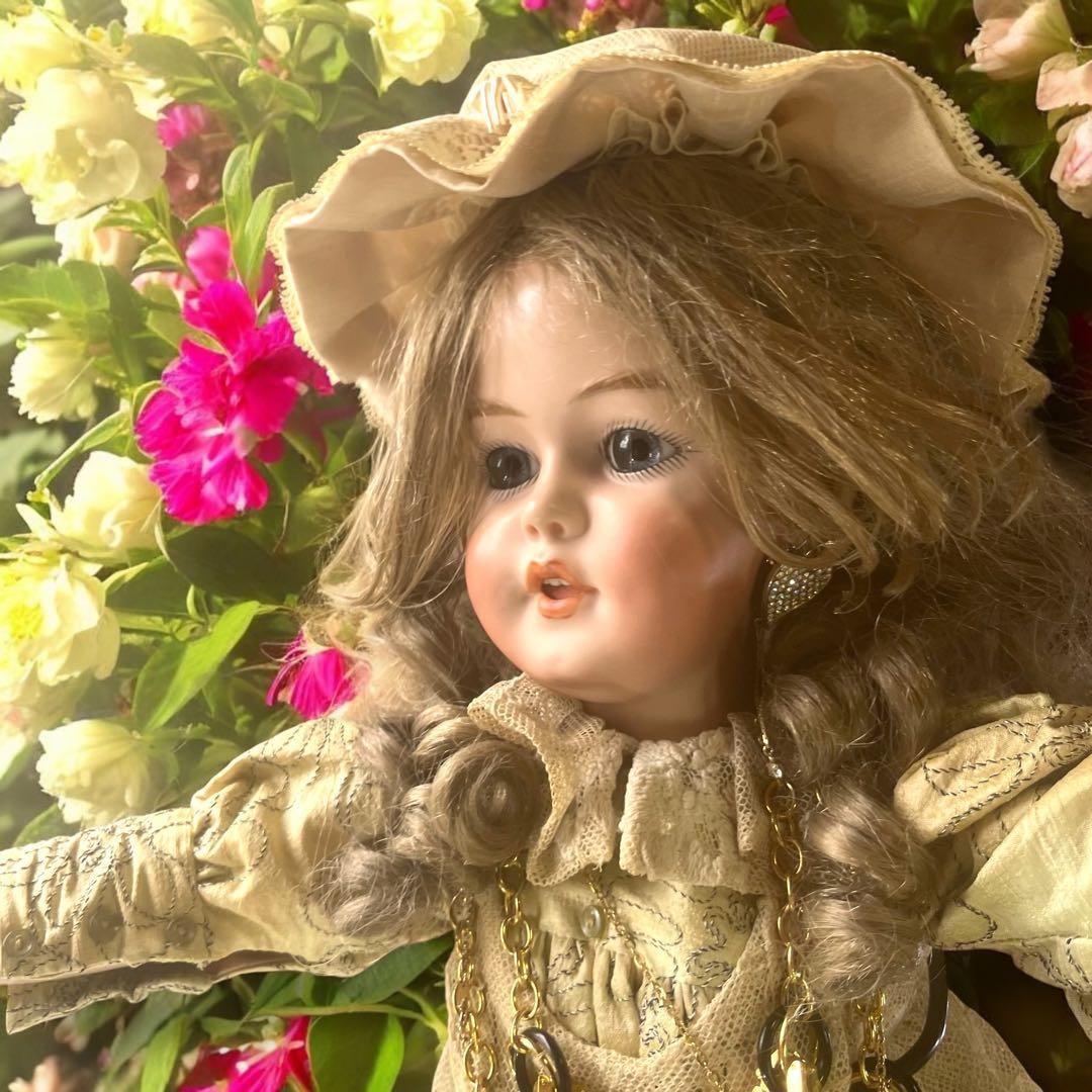 専用です ビスクドール シモン ハルビック リプロ 作家様 オリーブ グリーン