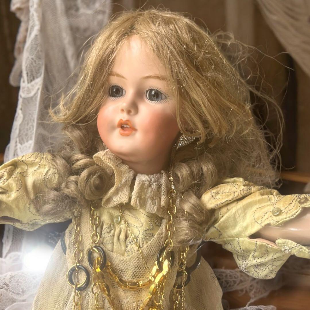 専用です ビスクドール シモン ハルビック リプロ 作家様 オリーブ グリーン