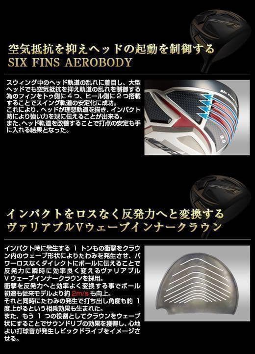 ★ ワークスゴルフ ★世界最高反発 CBRプレミア 三菱ドラコン飛匠シャフト仕様