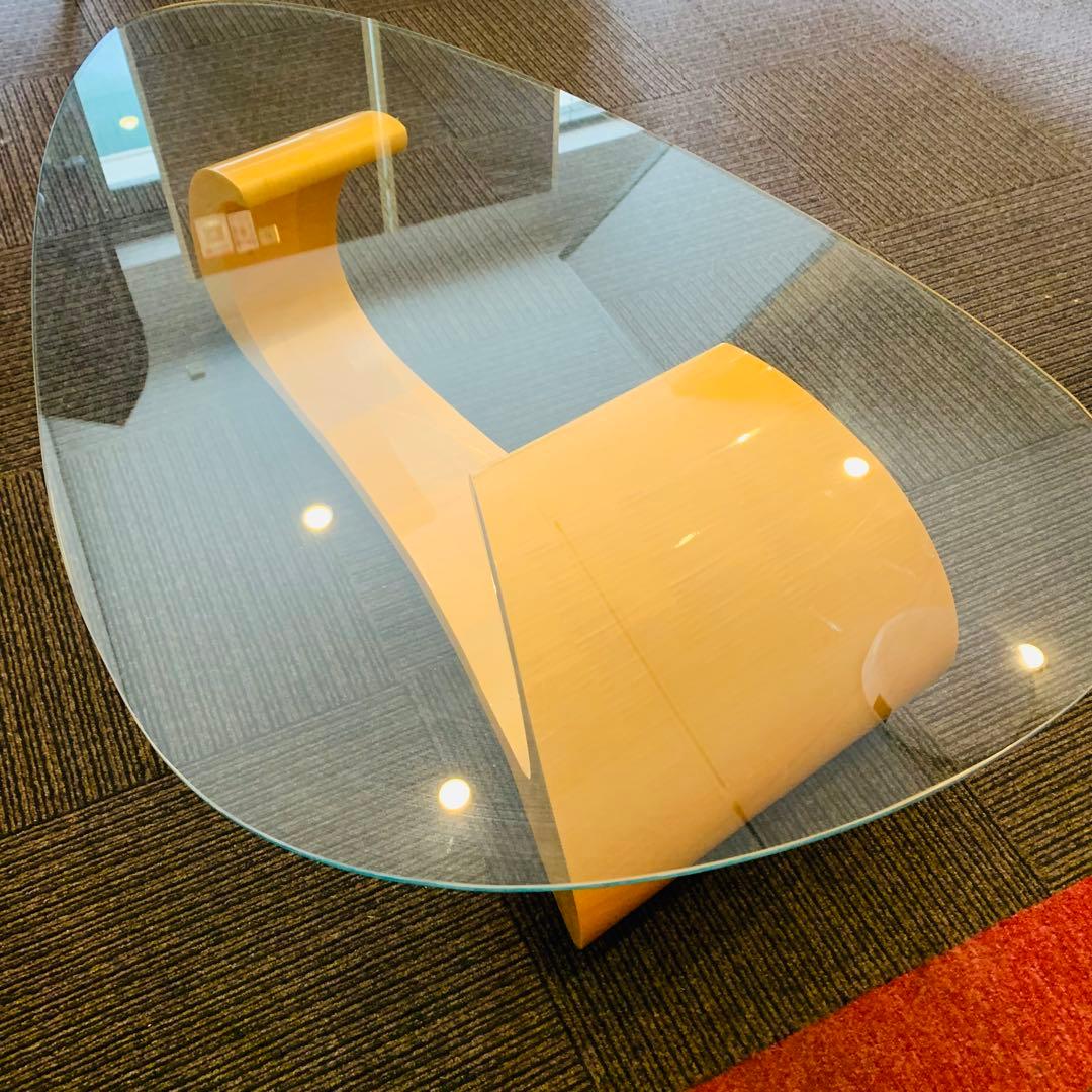 松創　ガラスセンターテーブル