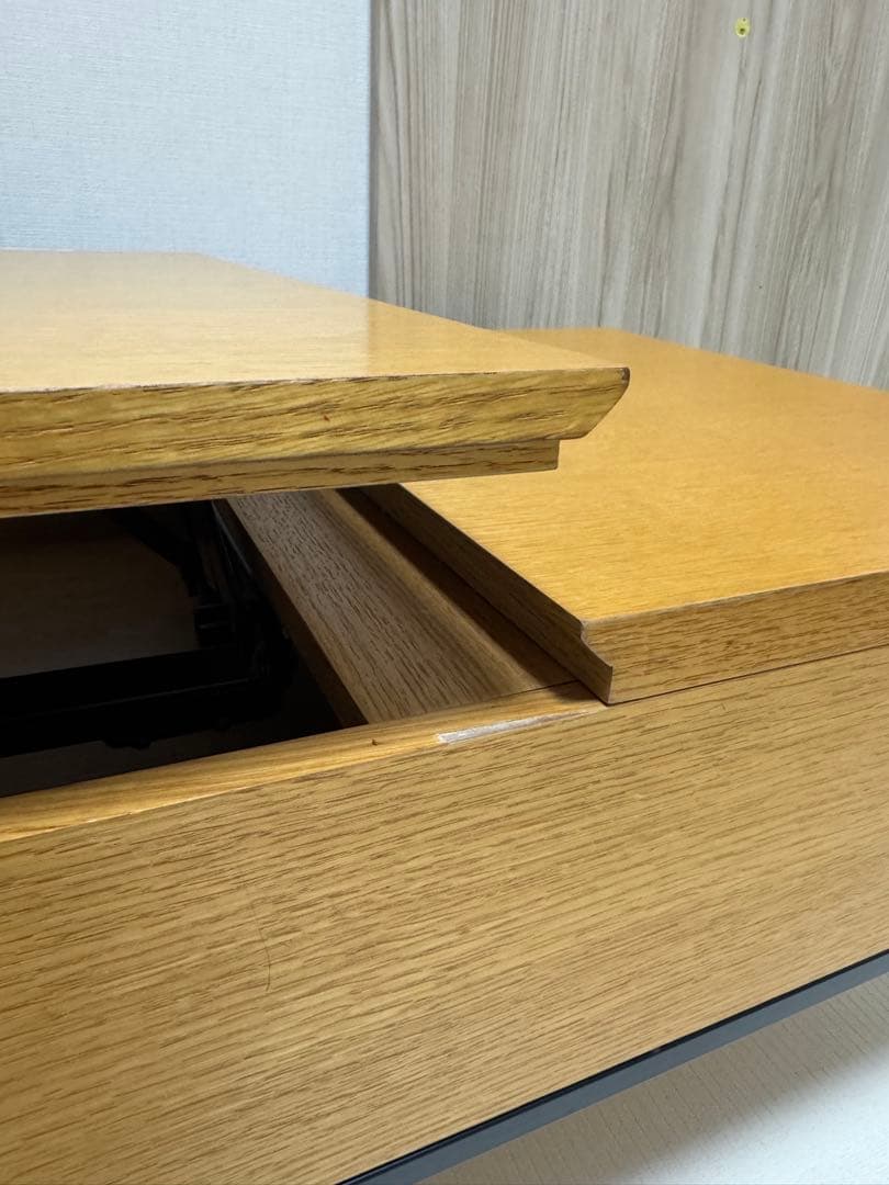 ニトリ　昇降センターテーブル(Nヒバリ 120 LBR)