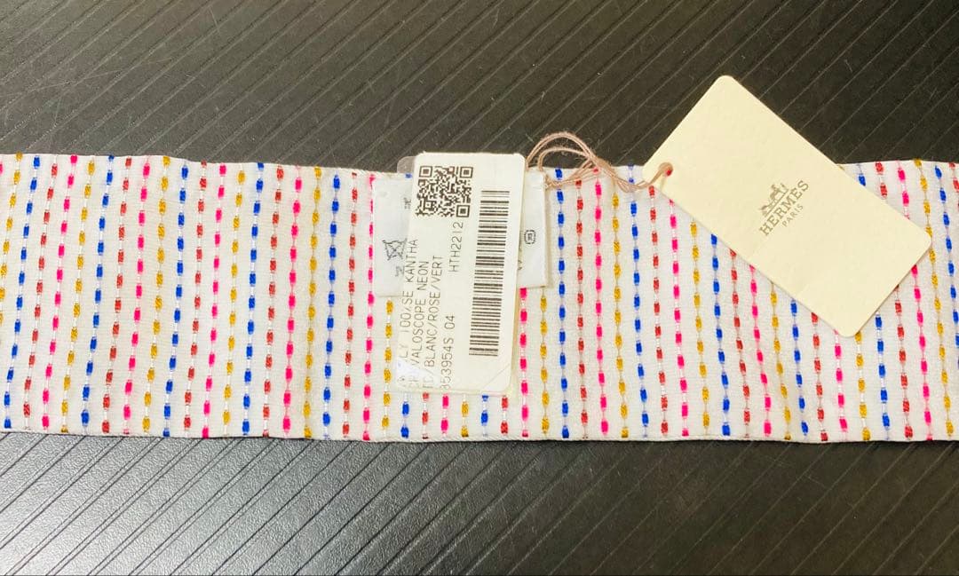 HERMES◆エルメス◆ツイリー　ホワイト