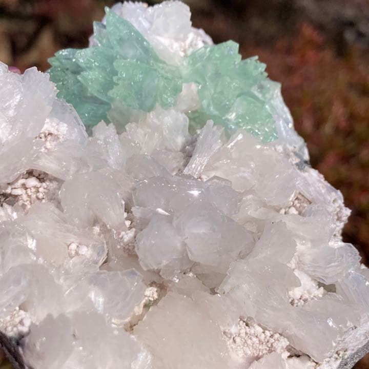 グリーンアポフィライト  原石