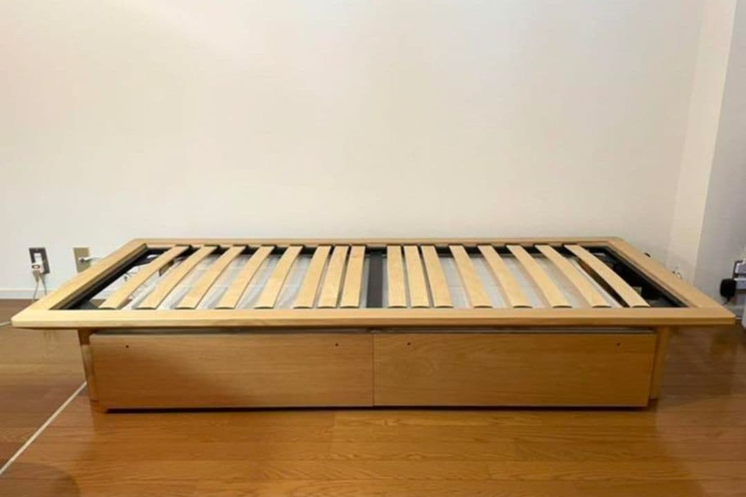 無印良品、マットレス付きすのこベッド3点セット