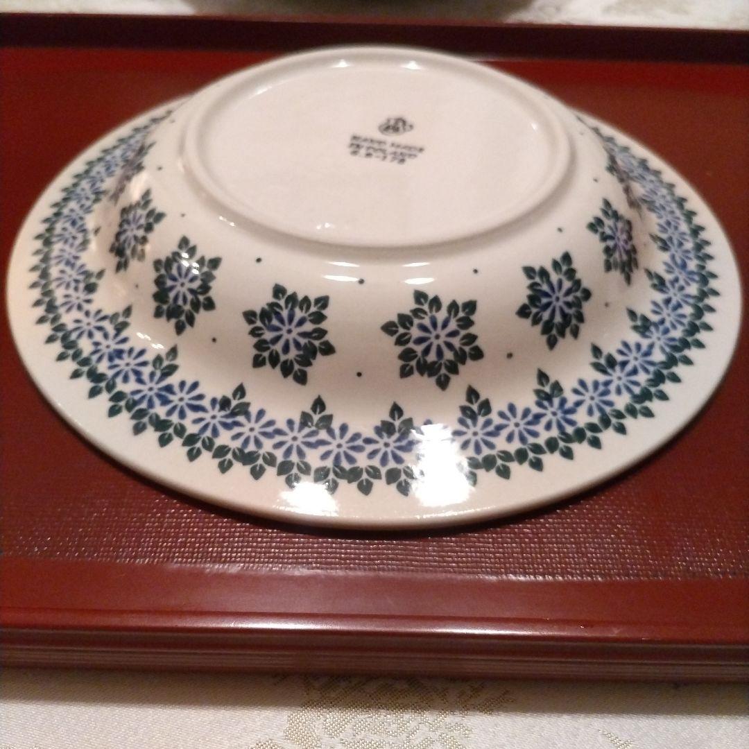 ポーリッシュポタリー 大皿5枚セット 直径約24cm