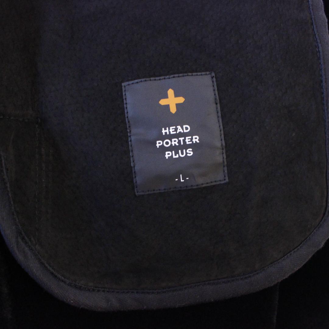 HEAD PORTER PLUS ムートンジャケット L ブラック