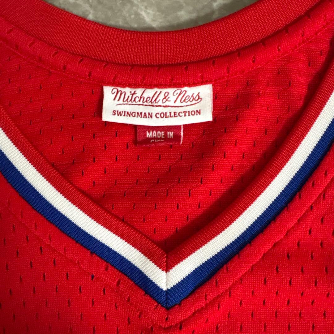 【新品】Mitchell & Ness ユニフォーム 6 ERVING レッド