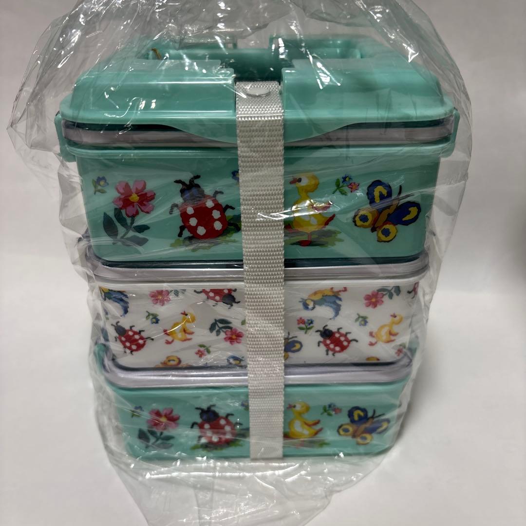 新品　未開封　フェイラー　ハイジ　３段ランチボックス　と　ポーチ　セット