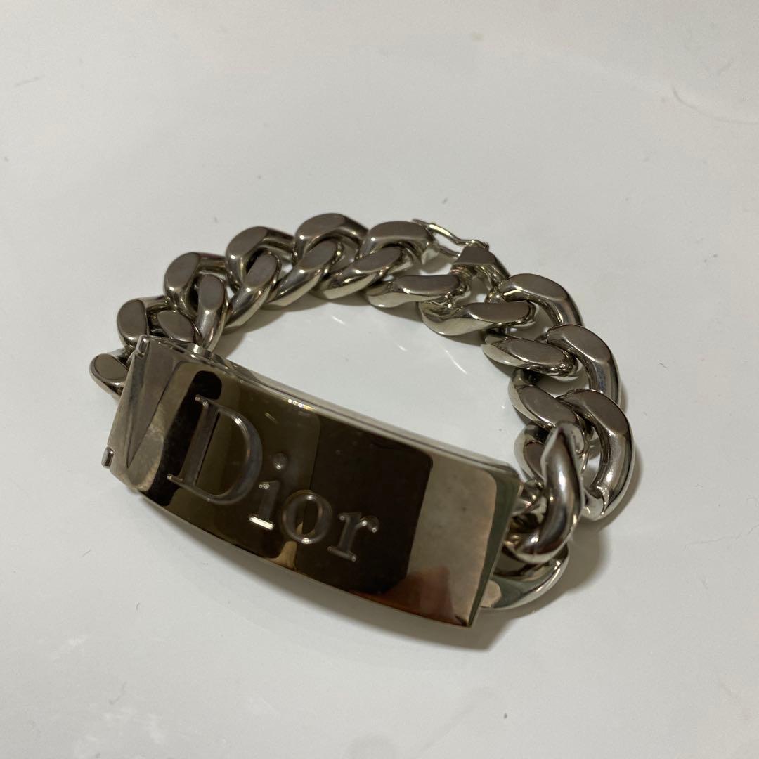 Dior チェーンブレスレット シルバー
