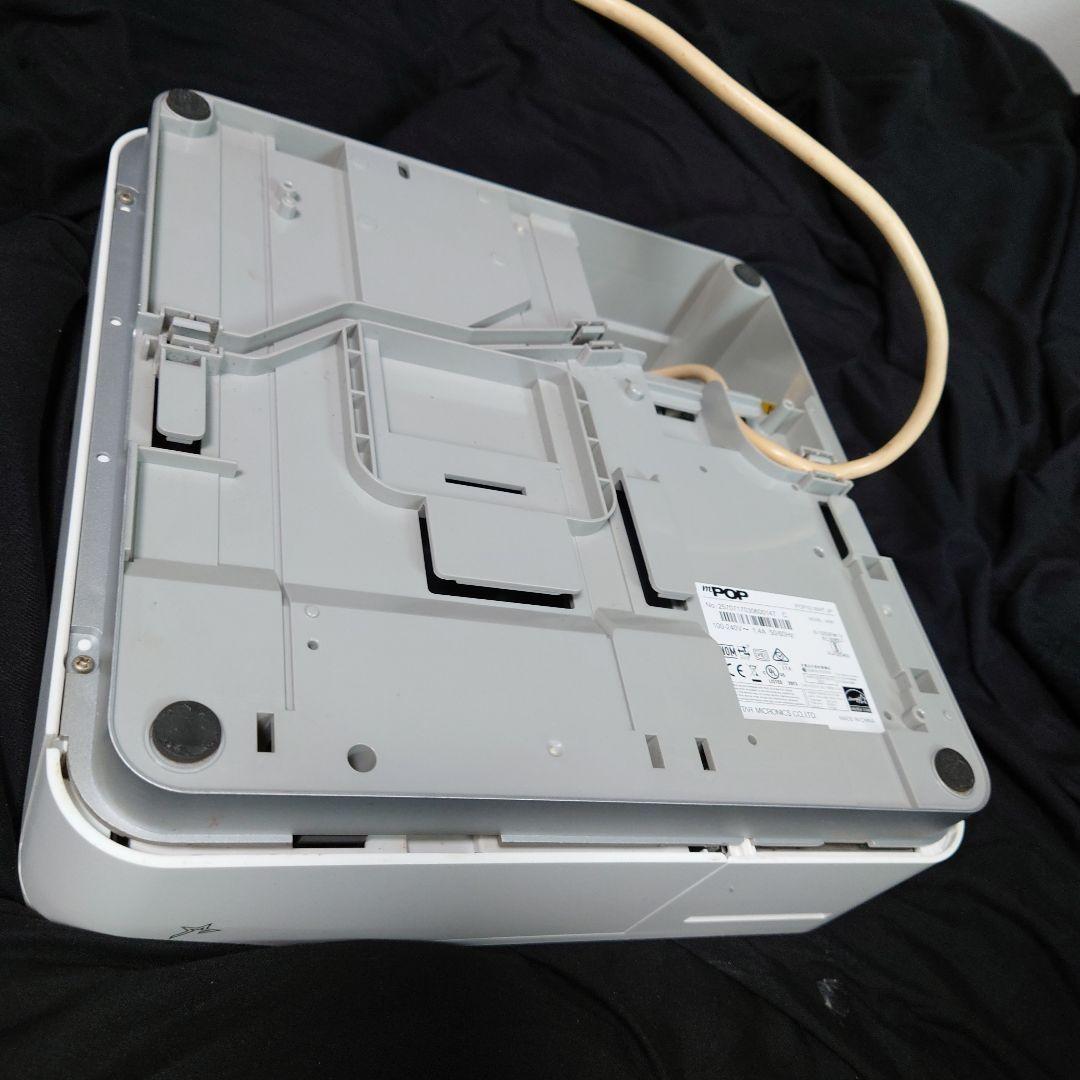 ホワイト レシートプリンター USB接続