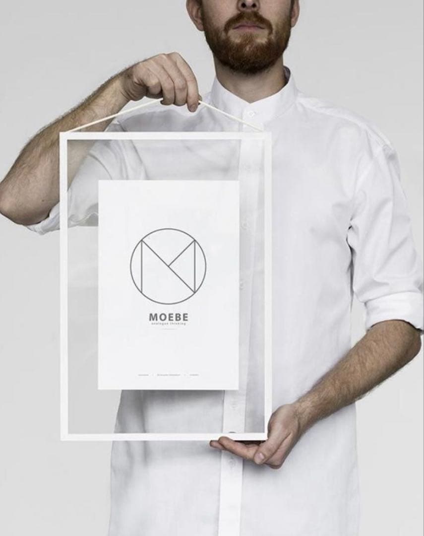 新品未使用　MOEBE フレーム A3 ホワイト