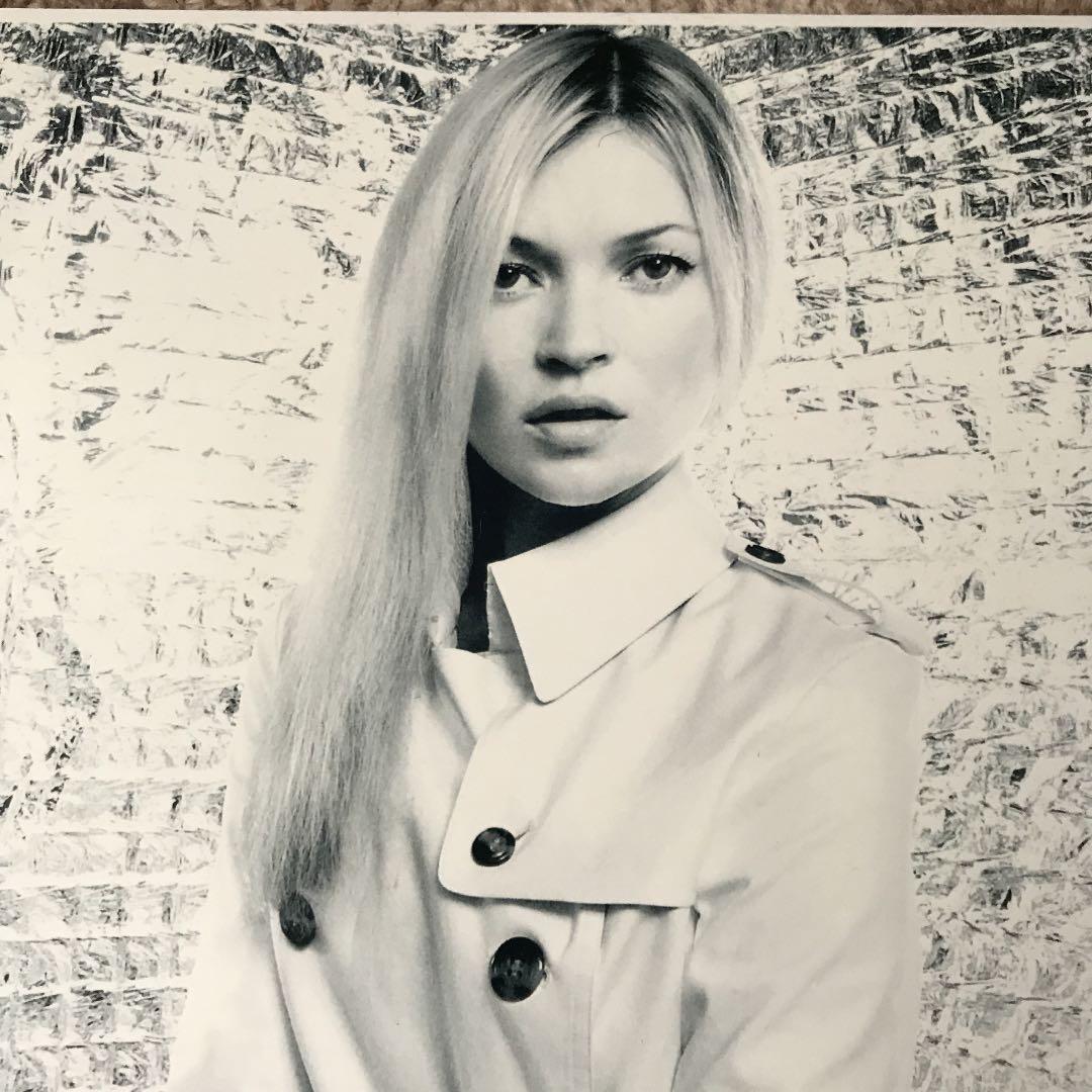 ケイトモス　KATE MOSS スチール写真3枚セット　希少! バーバリー広告