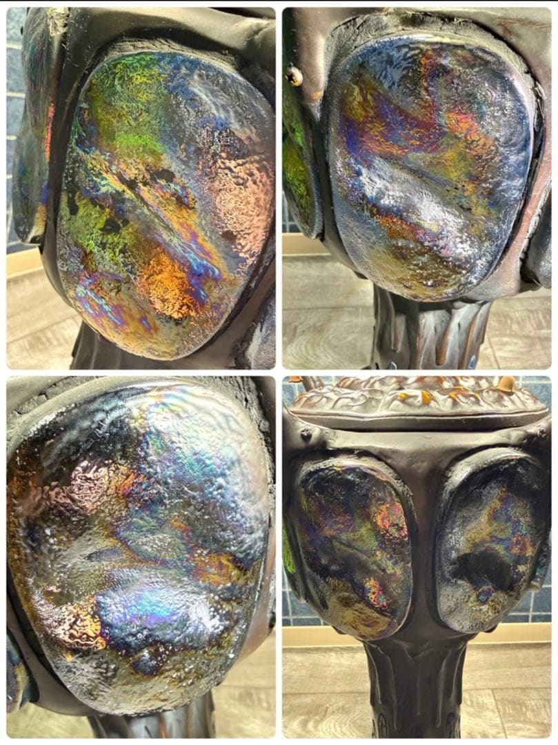 【特大68cm】最高級ステンドグラスランプ ティファニー調トンボ フロアスタンド