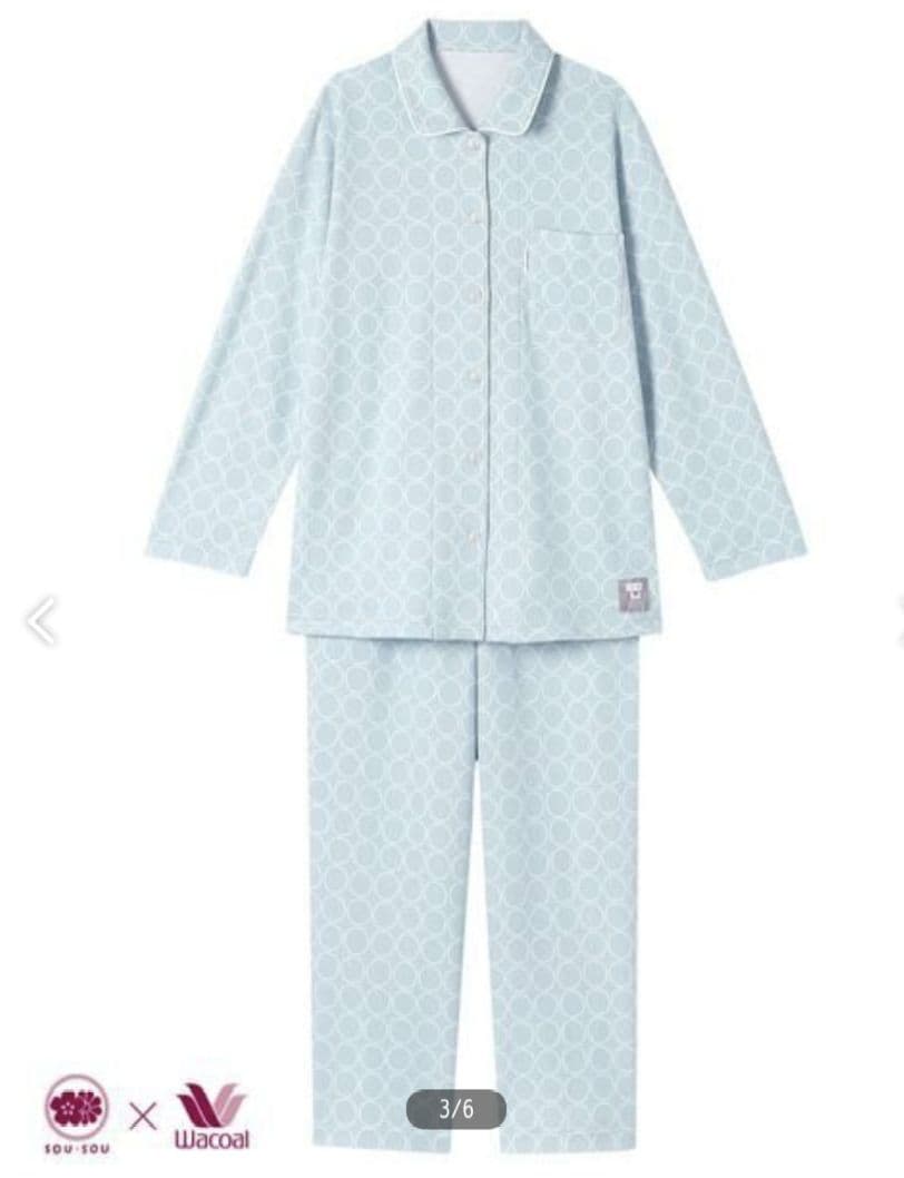 新品タグ付き ワコール 睡眠科学SOUSOU ルームウェアパジャマ L あったか