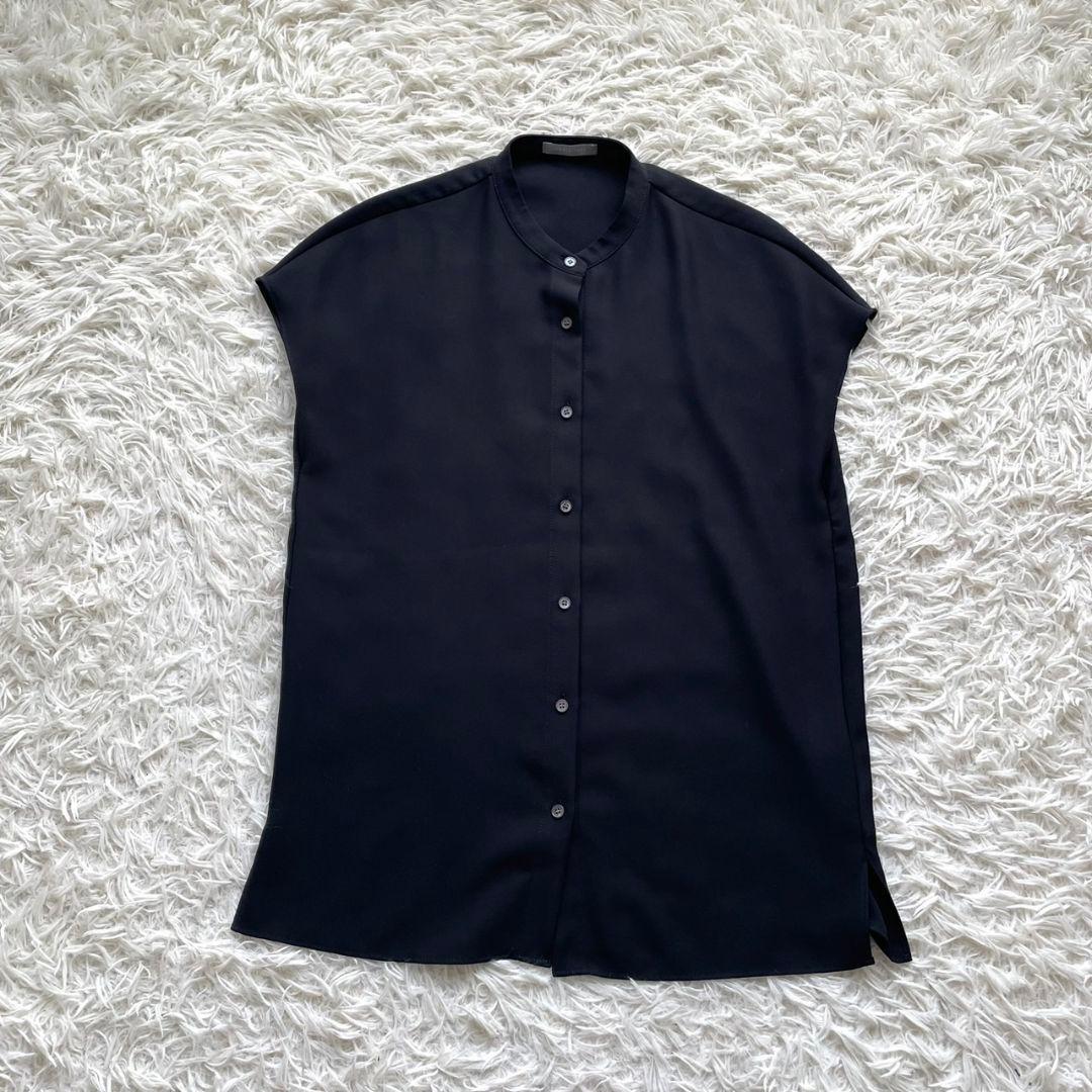 【美品】Theory luxe　セオリーリュクス　ウォッシャブルブラウス　黒　Ｍ