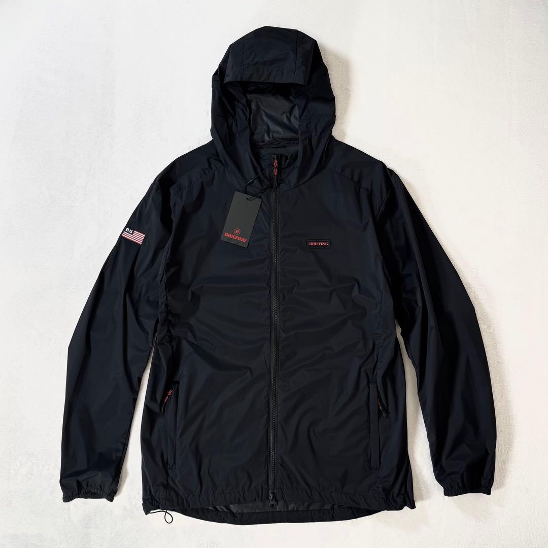 【新品タグ付】 BRIEFING ブリーフィング ウインドパーカー M ブラック