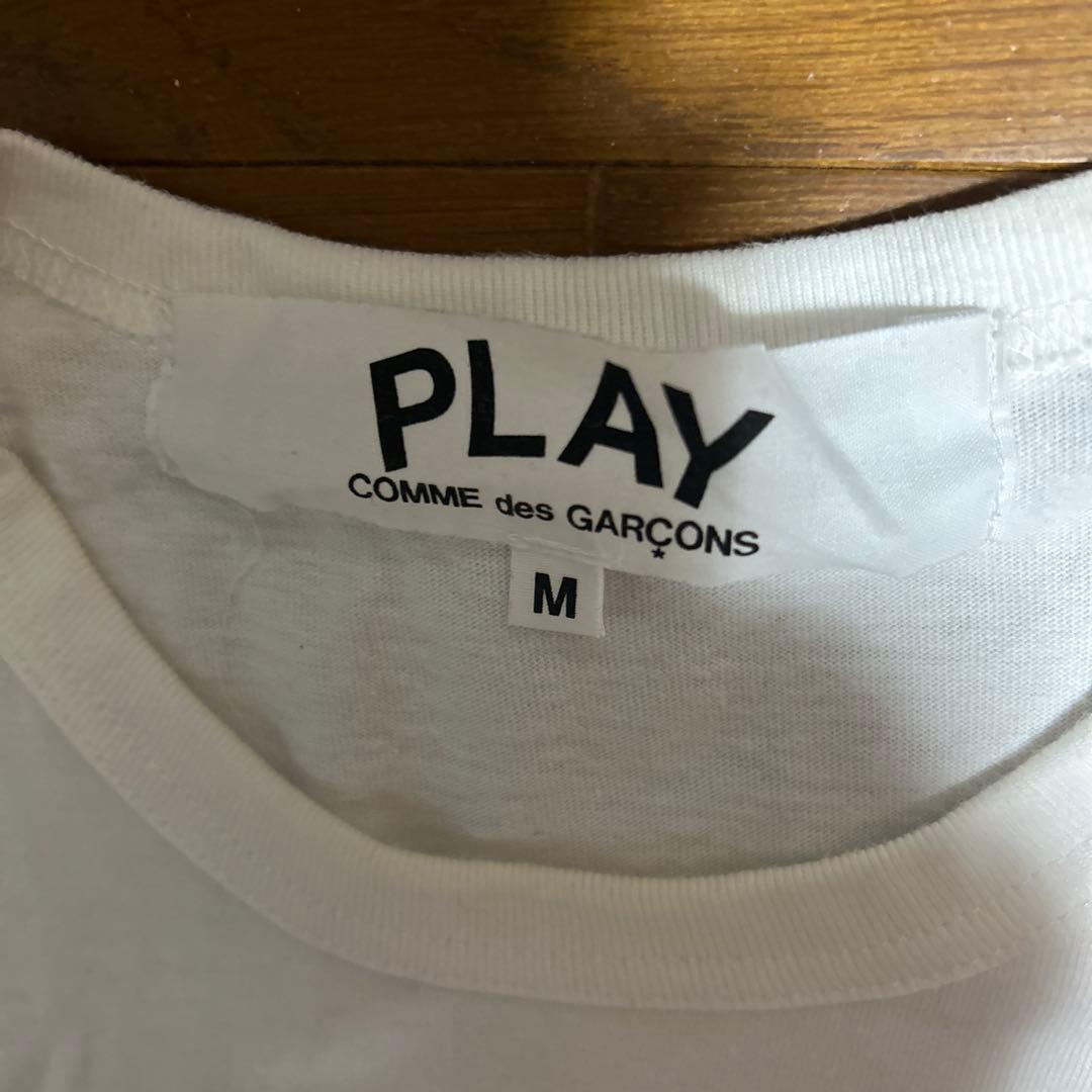COMME des GARÇONS PLAY M ホワイト Tシャツ