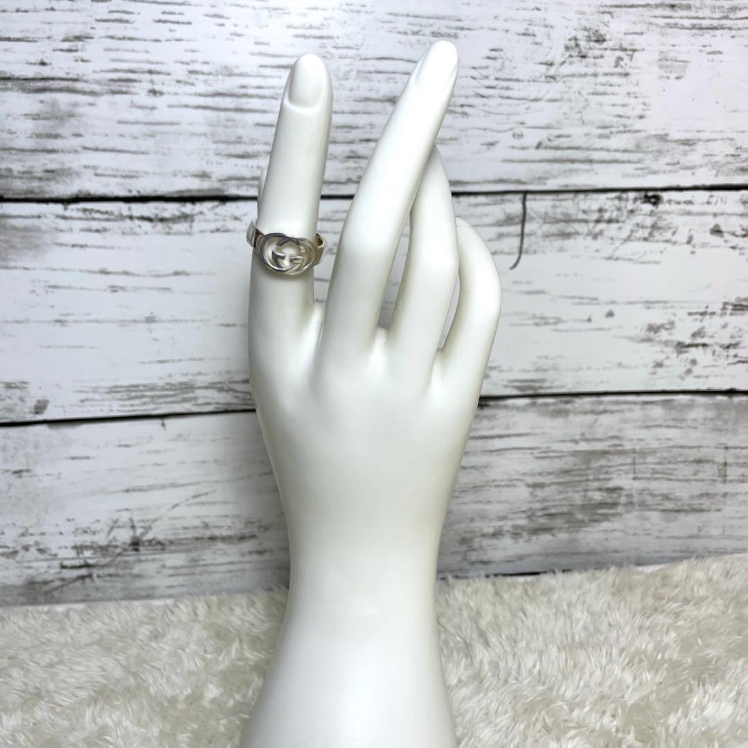 GUCCIグッチ インターロッキングGGリング 12号　メンズ/レディース