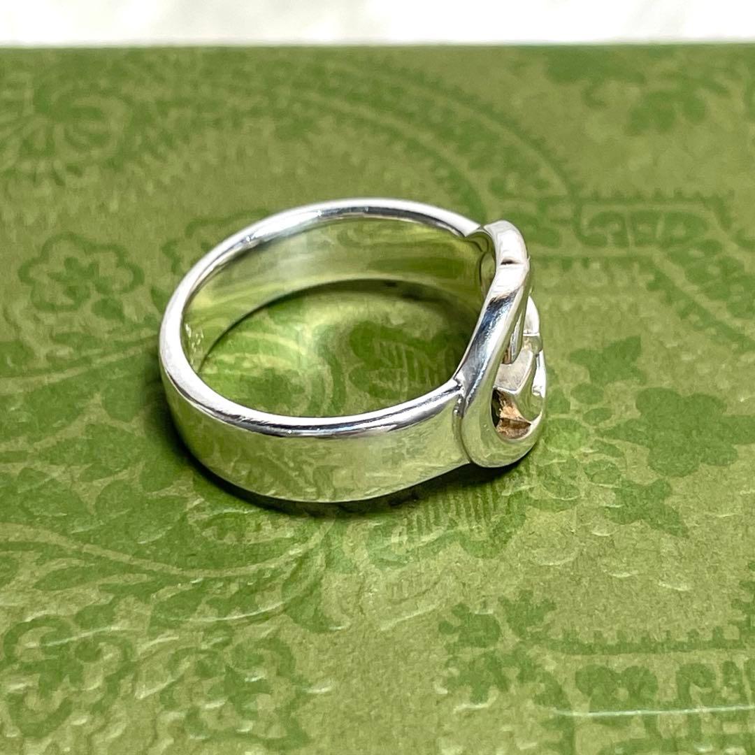 GUCCIグッチ インターロッキングGGリング 12号　メンズ/レディース