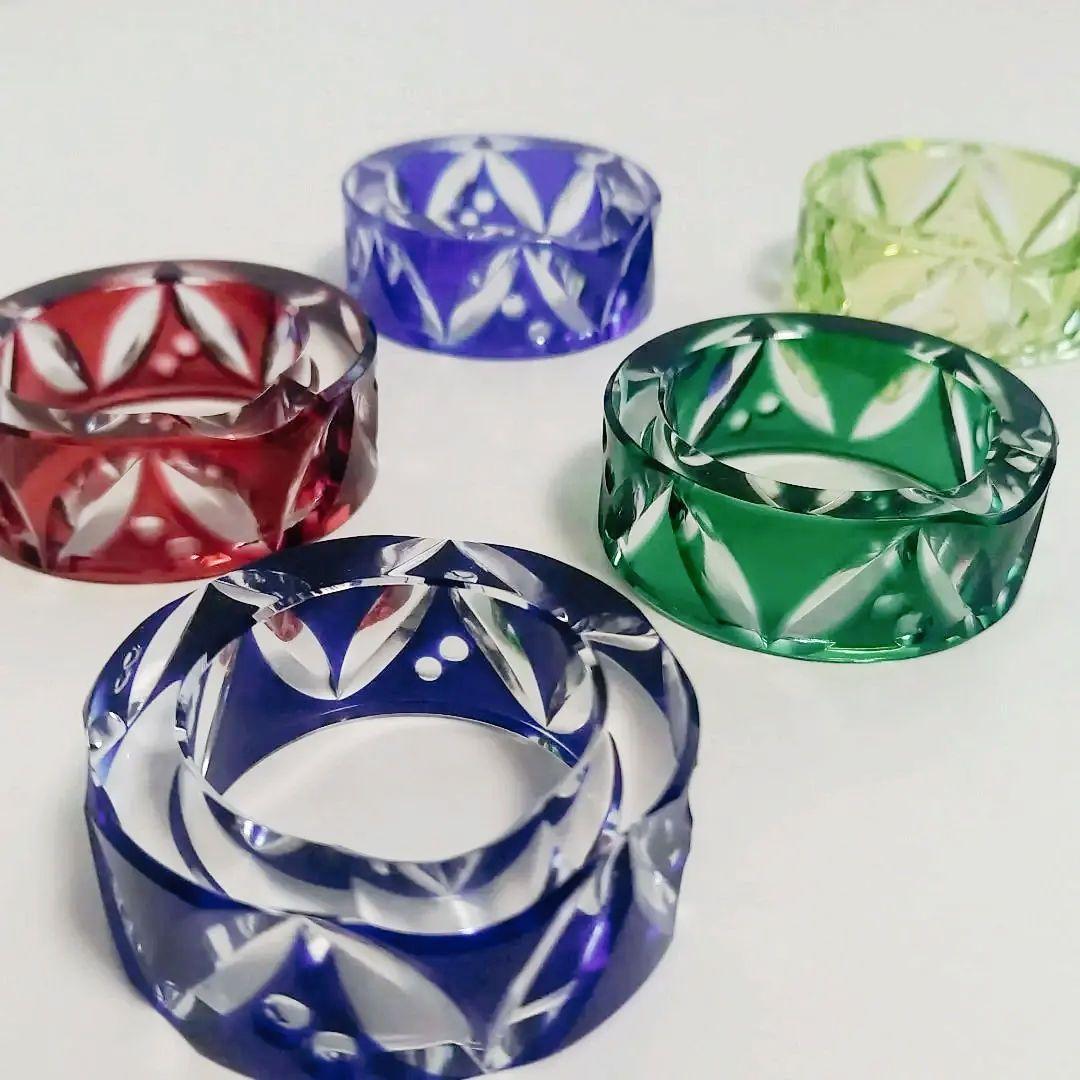 江戸切子　箸置き　セット