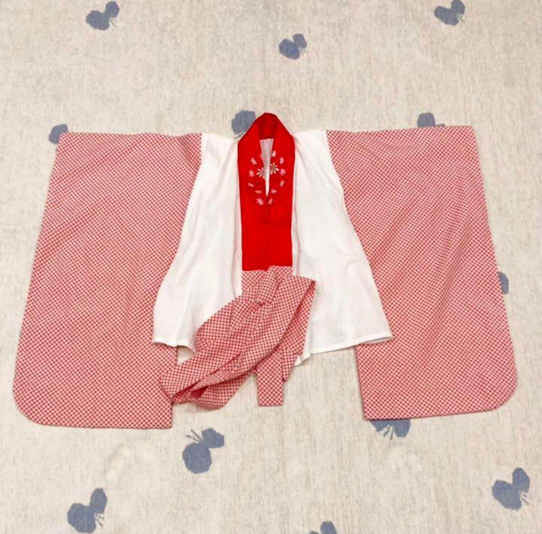 七五三着物　3歳セット　アンティーク 正絹　被布