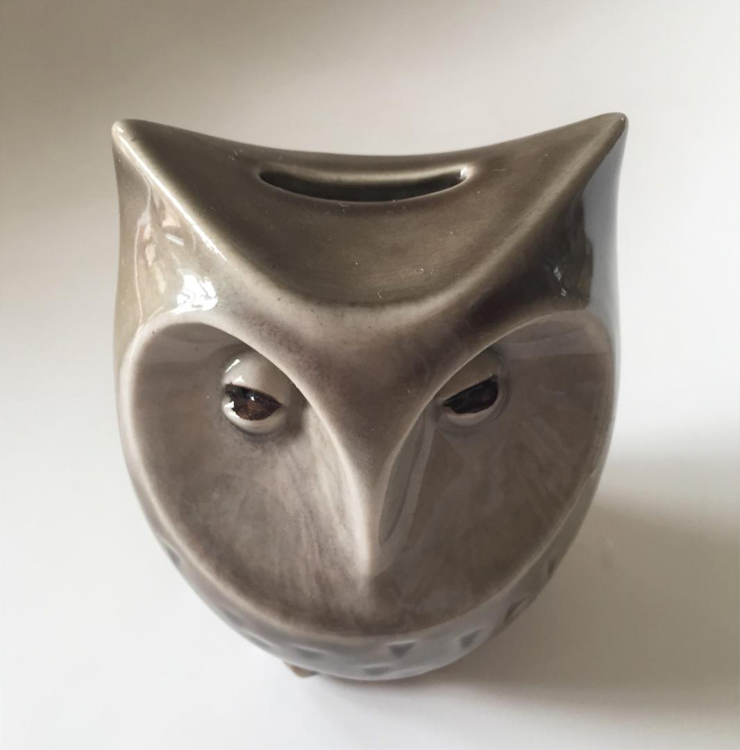 Ditmar Urbach Owl Bank フクロウ 貯金箱 陶器製 ふくろう